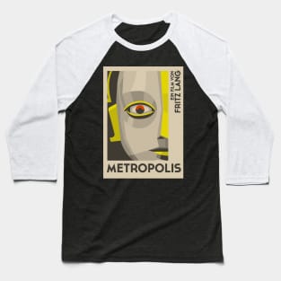 Metropolis Poster by Fritz Lang Baseball T-Shirt